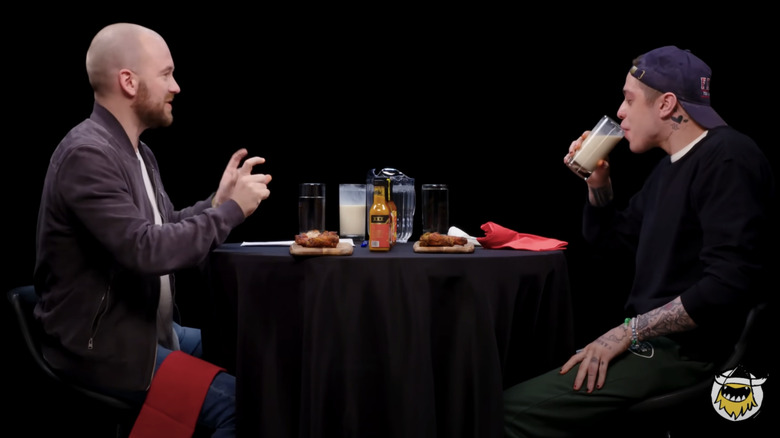 Pete Davidson on Hot Ones