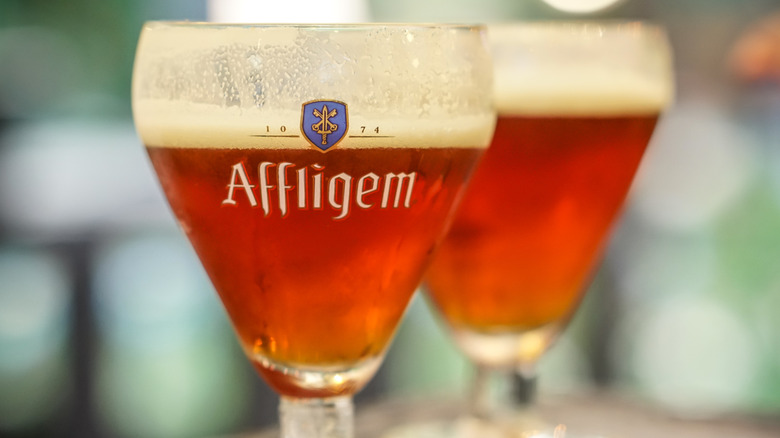 glass of Affligem beer