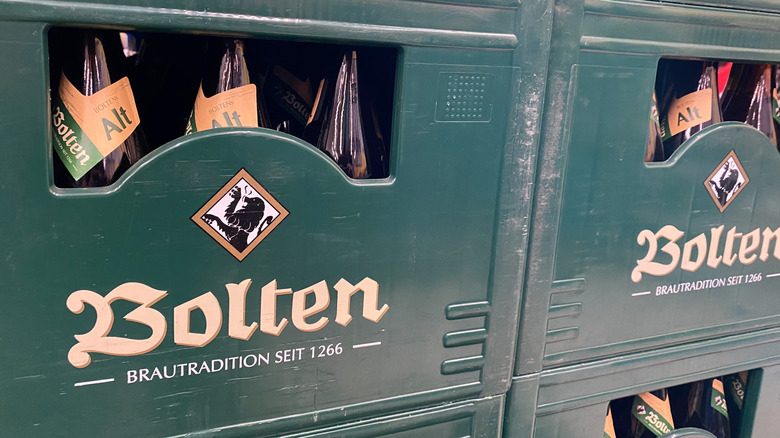 cases of Bolten beer