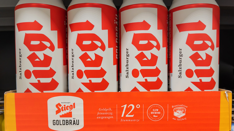 cans of Stiegl