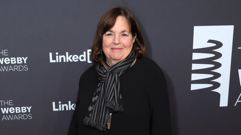 Ina Garten poses at an award show in 2024.