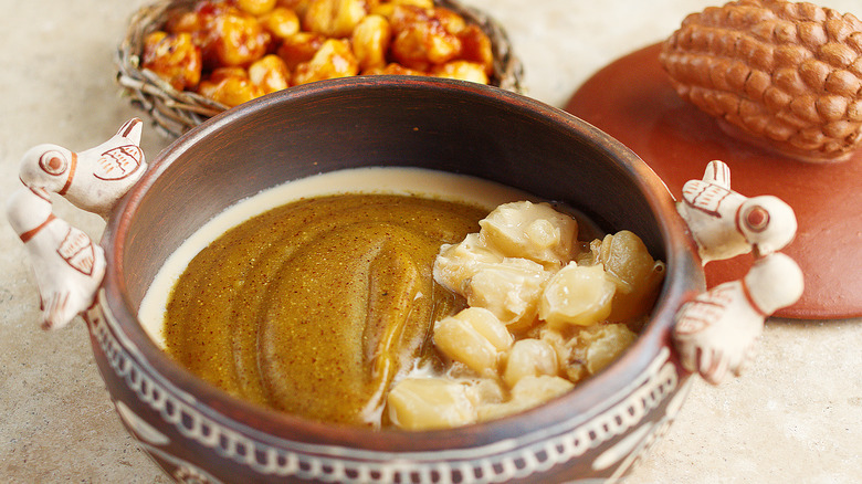 A traditional sweet corn porridge is the direct result of African influence in Peru