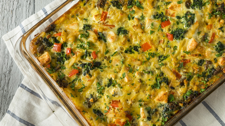 Baked egg casserole