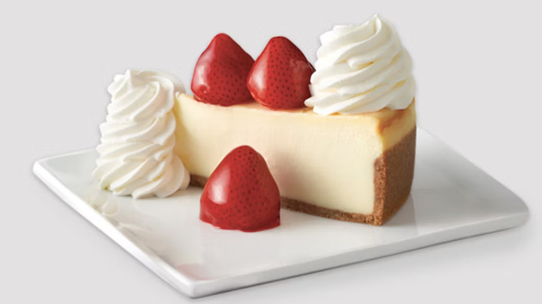 Fresh strawberry cheesecake Cheesecake Factory