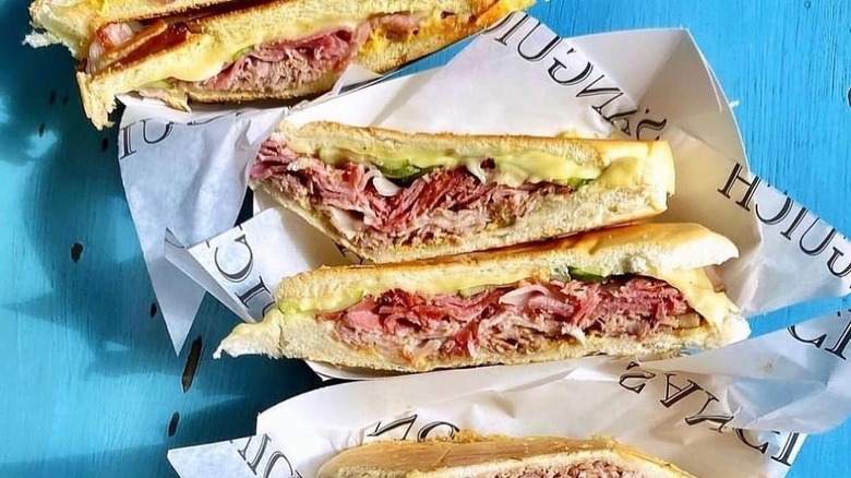 Sanguich De Miami Cuban sandwiches