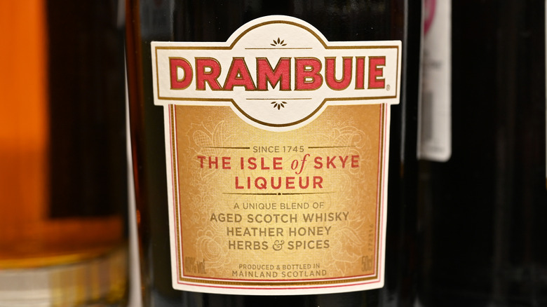 Drambuie is a whisky liqueur, fortified with honey and flavored with spices and herbs.