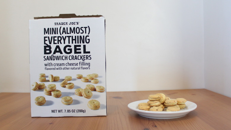 Trader Joe's Mini (Almost) Everything Bagel Sandwich Crackers