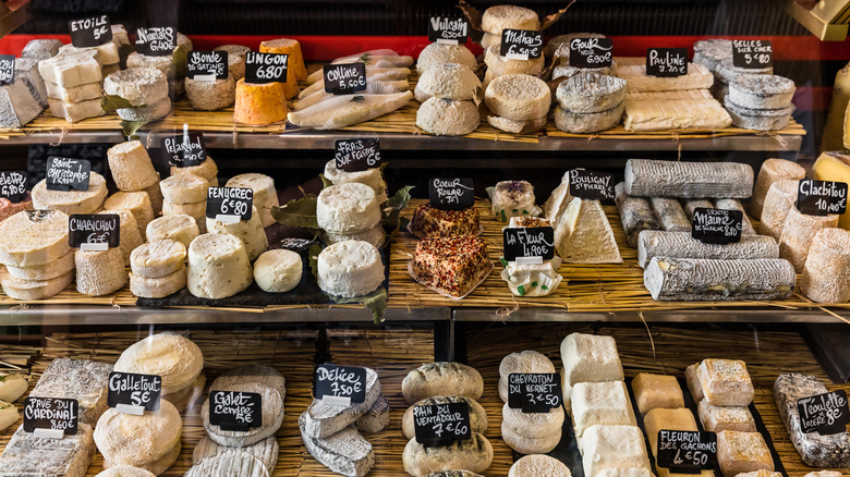 fancy cheese display