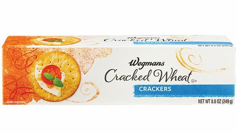 box of Wegmans wheat crackers