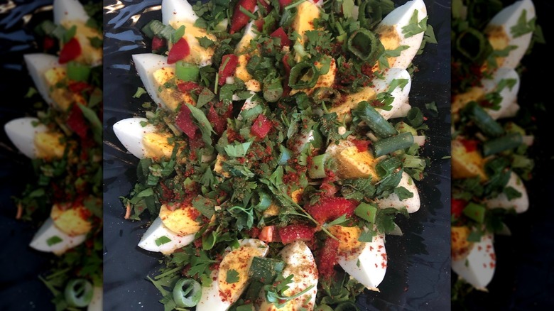 Turkish egg salad