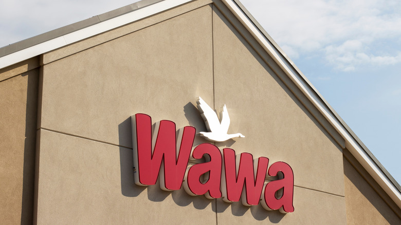 Wawa exterior signage