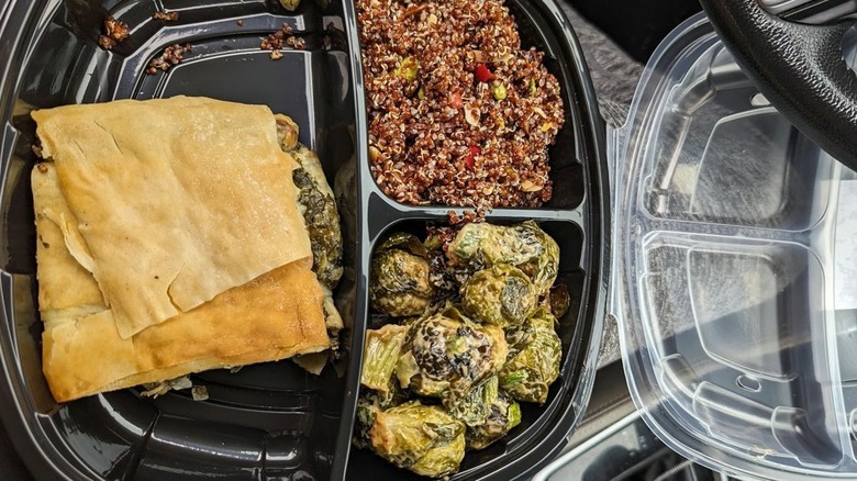 Whole Foods chef's plate with entree and sides