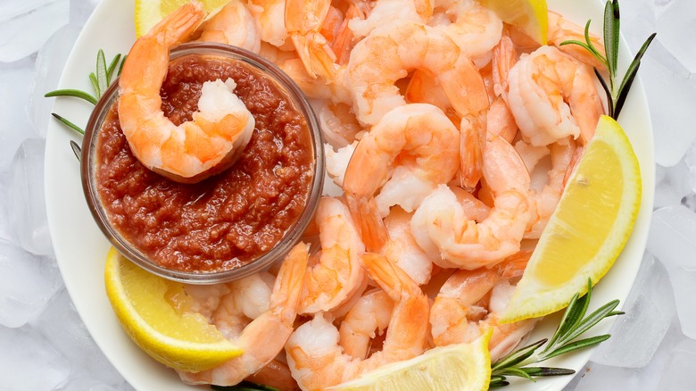 cocktail sauce with shrimp