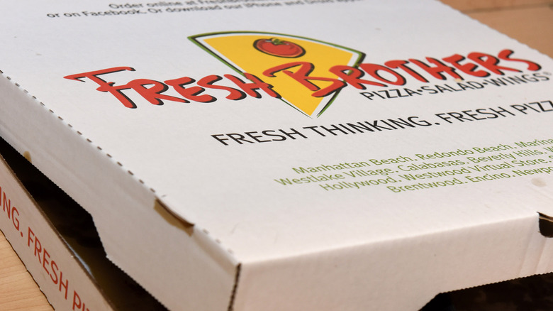 Fresh Brothers pizza box