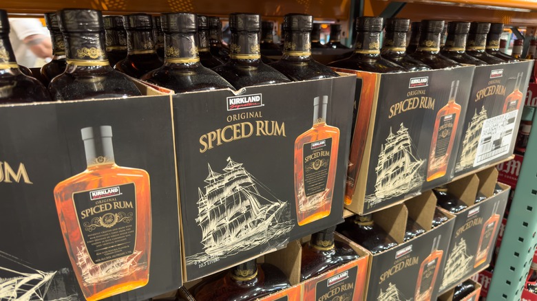 Costco spiced rum boxes