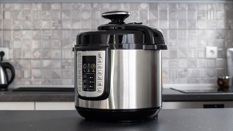 Instant Pot on counter in kitchen