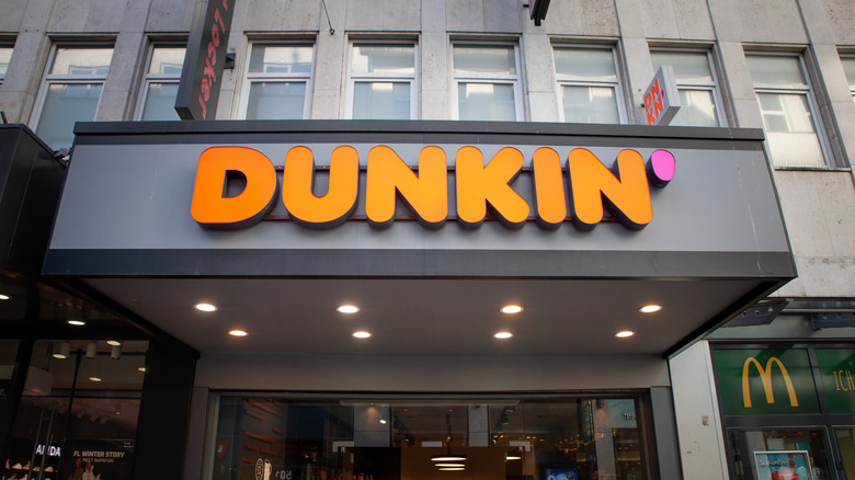 A stock photo of a Dunkin' donut shop.