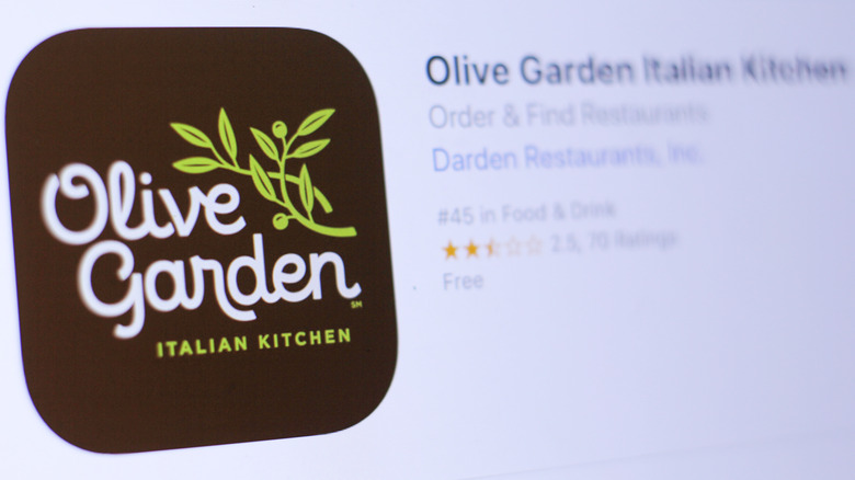 Olive Garden app screenshot