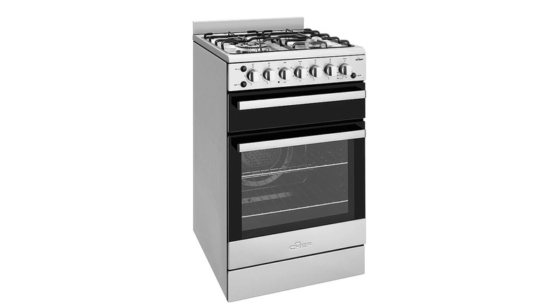 silver gas stove