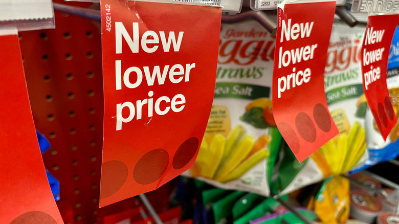 Lower price announcements in Target