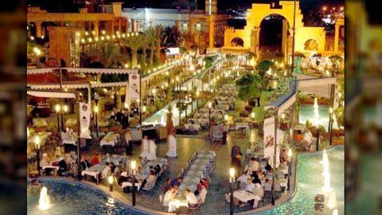 Aerial view of Damascus Gate Restaurant