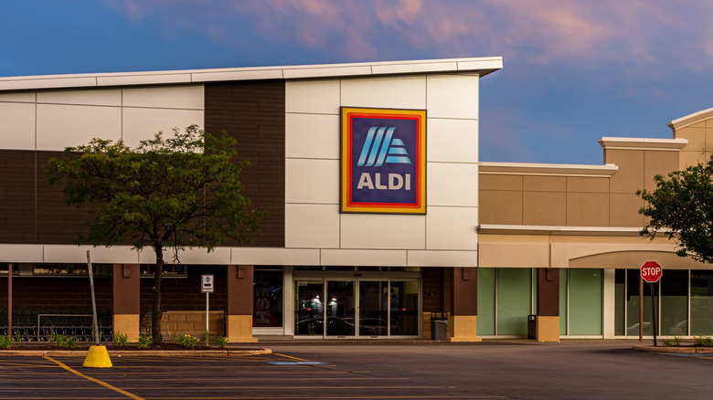 An Aldi store.