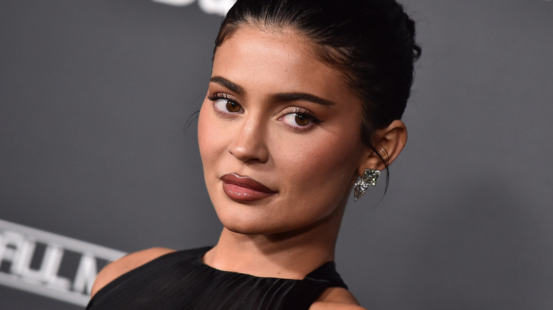 Kylie Jenner at a Gala in a black dress