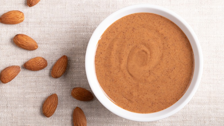 almond butter in bowl