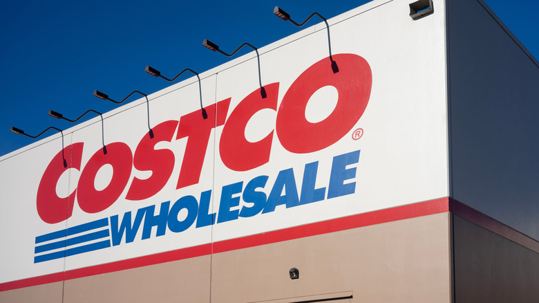 The exterior of a Costco Wholesale store during the daytime