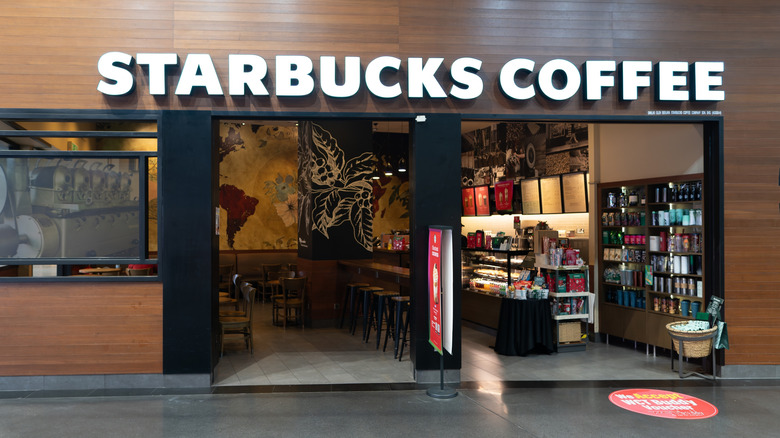 Starbucks in a mall