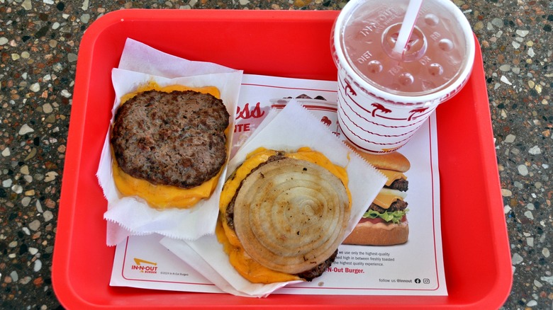 Flying Dutchman and the onion-wrapped version in a tray