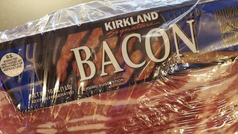 Kirkland Signature bacon package