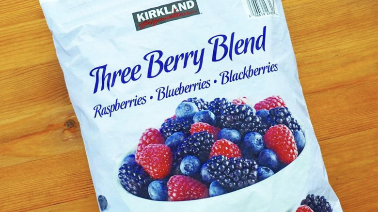 Kirkland Signature Three Berry Blend in bag