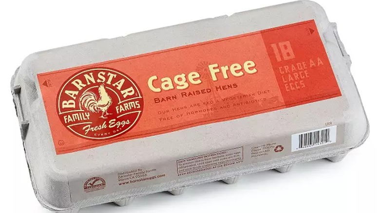 Carton of 18 Barnstar Family Farms eggs