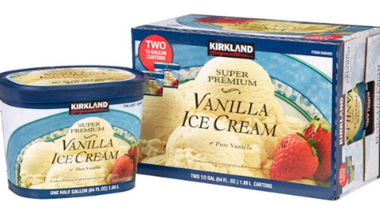 Kirkland vanilla ice cream