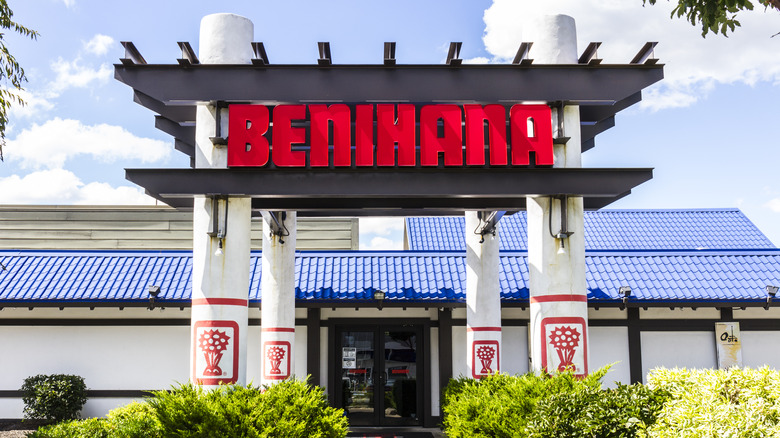 Exterior of a Benihana restaurant