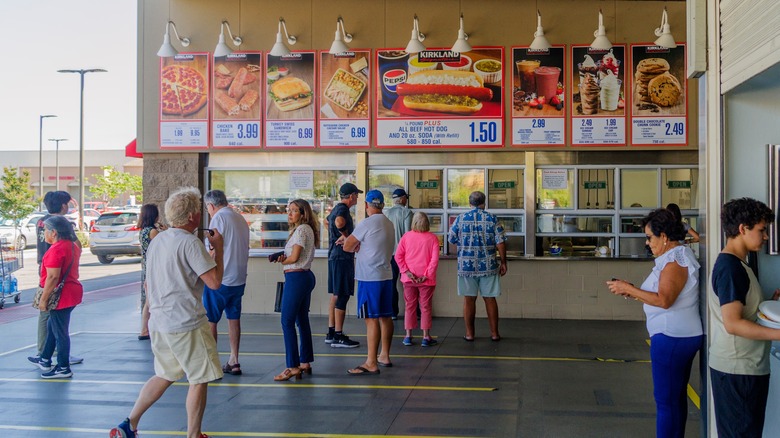 Costco food court outside