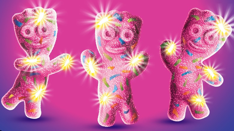 Glowing Sour Patch Kids gummy candies