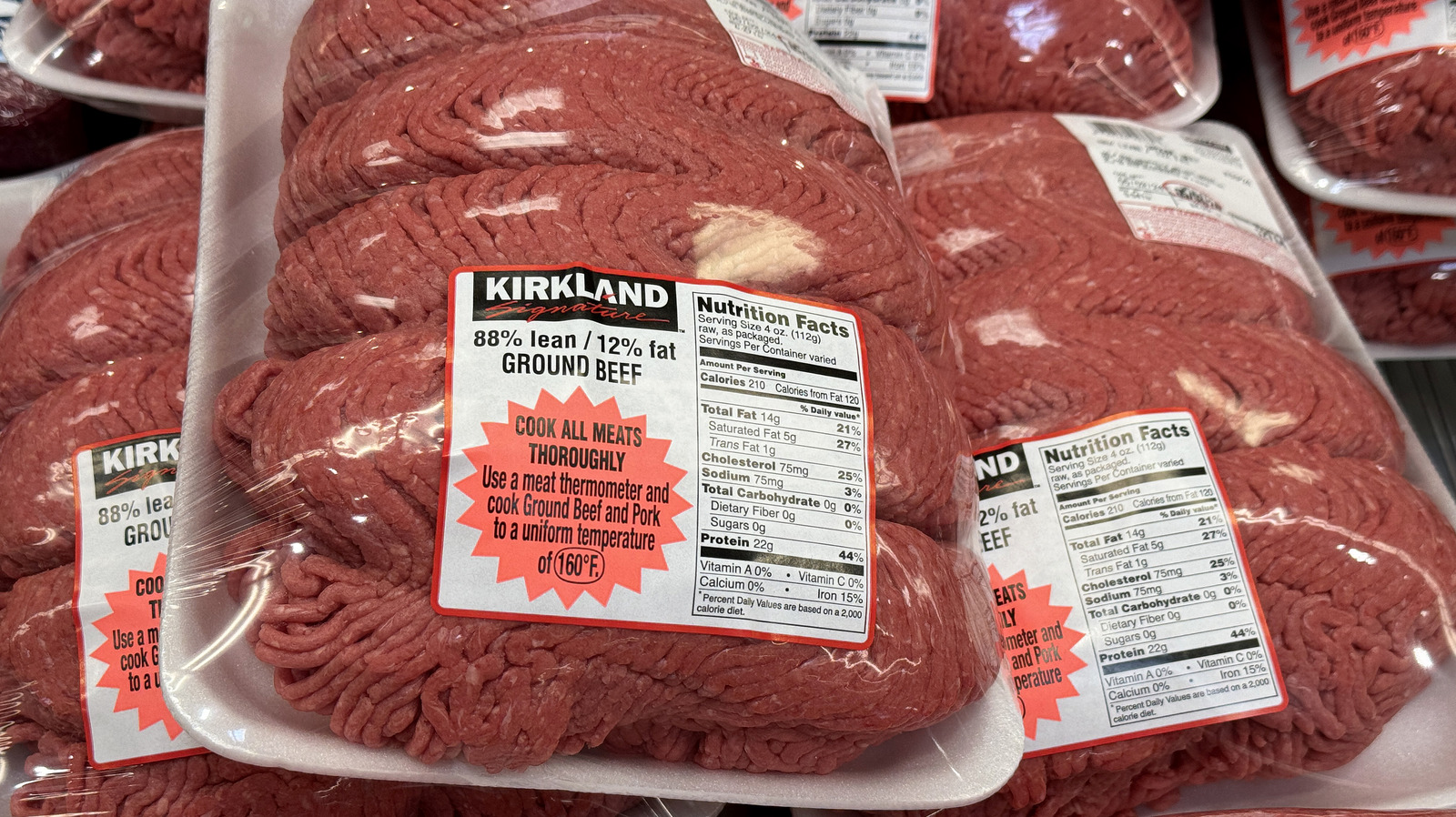 The magic word at Costco for cheaper ground meat