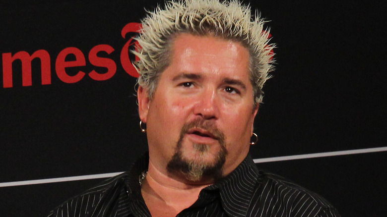 guy fieri talking looking off