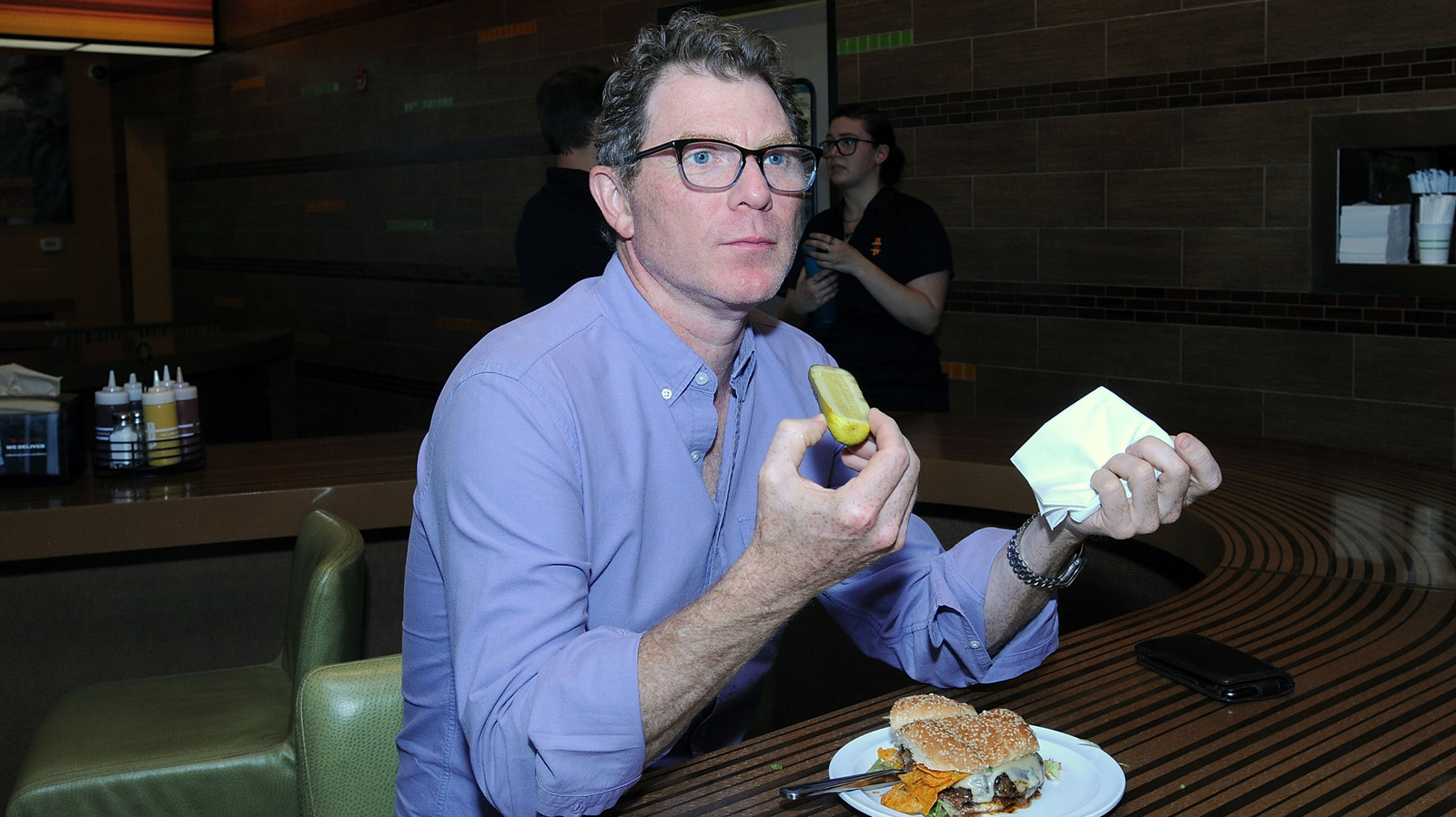 The One Thing Your Burger Needs, According To Bobby Flay