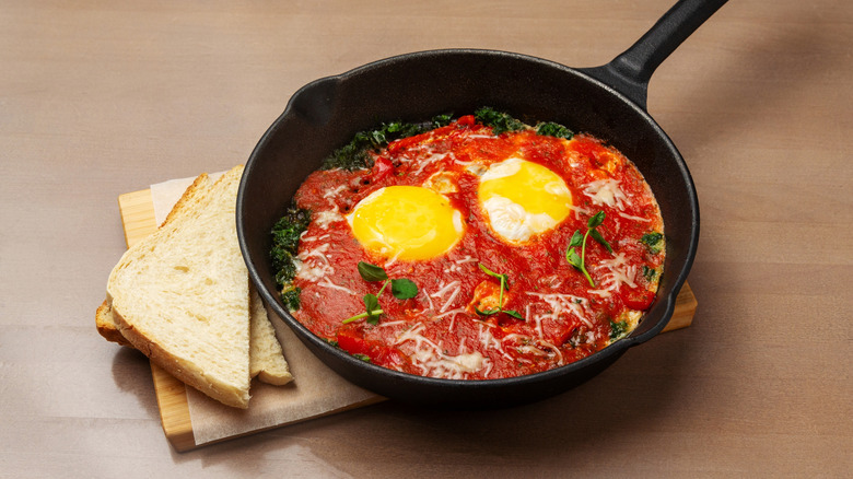 eggs with tomato paste