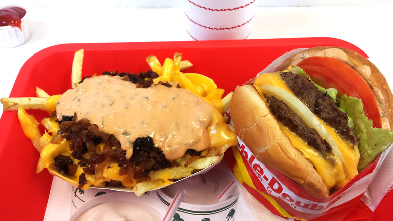 In-N-Out's signature Animal Style burger and fries