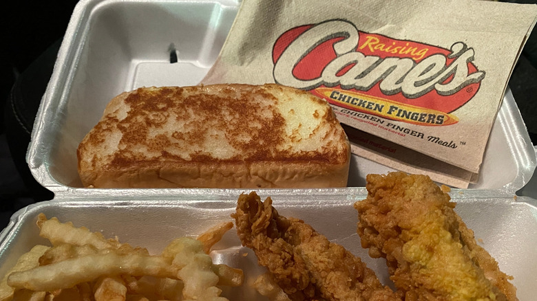 Raising Cane's toast