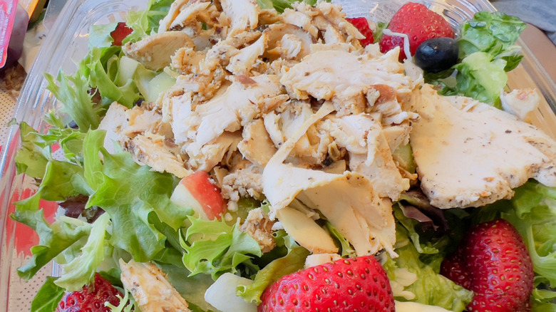 Chick-fil-A's Market Salad in a plastic takeout tub