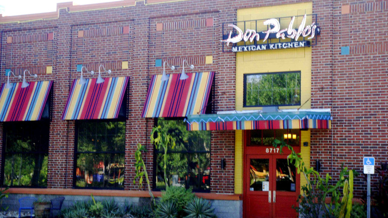 Exterior of Don Pablo's restaurant