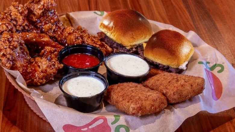 Appetizer combo at Chili's