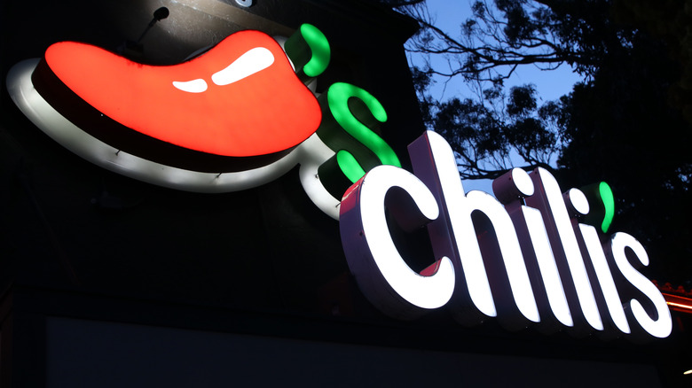 Chili's logo on outdoor sign