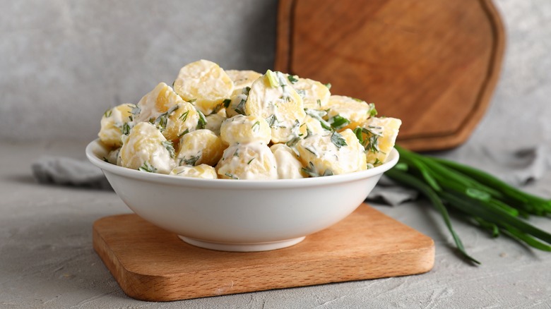 Bowl of potato salad