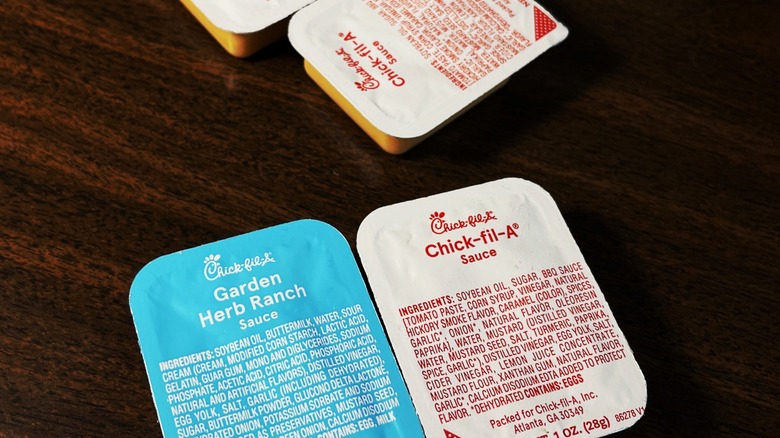 Chick-fil-A's Garden Herb Ranch and Chick-fil-A sauce